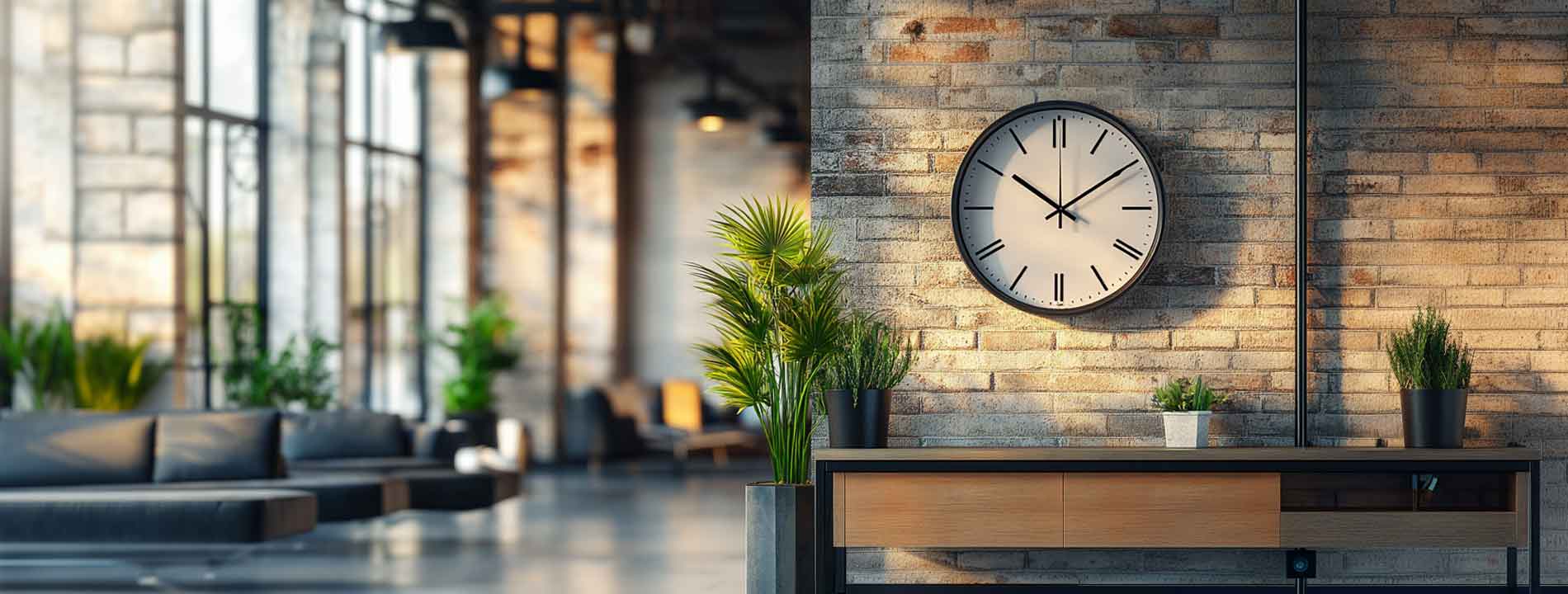 Wall clock, shown alongside the ProSuccess office working hours